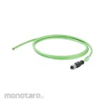 WEIDMULLER M12 straight socket - open ended