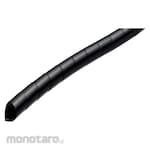 Junkosha Polyethylene spiral tube SE 8X6mm 100m black