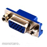 GB [Control Equipment] Vga Pcb Socket, 3 Rows, 15 Pins