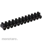 CAMDENBOSS Terminal Strip Straight 12 Poles 2 Rows Black (Terminal Strip)