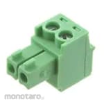 RS PRO PCB terminal block, 3.5mm pitch, 1 row, 2 poles