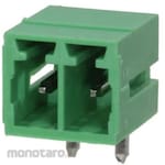 RS PRO PCB terminal block, 3.5mm pitch, 1 row, 2 poles
