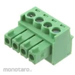 RS PRO PCB terminal block, 3.5mm pitch, 1 row, 4 poles