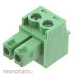 RS PRO PCB terminal block, 3.81mm pitch, 1 row, 2 poles