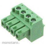RS PRO PCB terminal block, 3.81mm pitch, 1 row, 4 poles