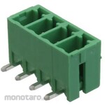 RS PRO PCB terminal block, 3.81mm pitch, 1 row, 4 poles