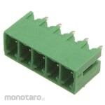 RS PRO PCB terminal block, 3.81mm pitch, 1 row, 5 poles