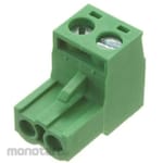 RS PRO PCB terminal block, 5.08mm pitch, 1 row, 2 poles