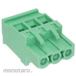 RS PRO PCB terminal block, 5.08mm pitch, 1 row, 3 poles