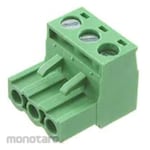 RS PRO PCB terminal block, 5.08mm pitch, 1 row, 3 poles