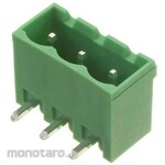 RS PRO PCB terminal block, 5.08mm pitch, 1 row, 3 poles