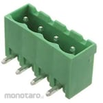 RS PRO PCB terminal block, 5.08mm pitch, 1 row, 4 poles