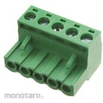 RS PRO PCB terminal block, 5.08mm pitch, 1 row, 5 poles