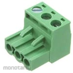 RS PRO PCB terminal block, 5mm pitch, 1 row, 3 poles
