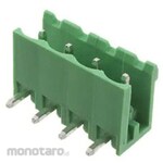 RS PRO PCB terminal block, 5mm pitch, 1 row, 4 poles