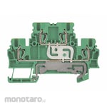 WEIDMULLER Terminal Block Protective Earth 2-Tier (Gound/PE)