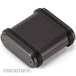 TAKACHI ELECTRONICS ENCLOSURE Aluminum mobile case with silicone band MXB series (mounting screws, Phillips screws)