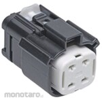 Molex + connector housing + 4 poles, + black