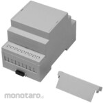 RS PRO RS PRO DIN Rail Module Box, Polycarbonate, 53.4 x 90 x 58mm