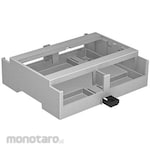 RS PRO RS PRO DIN Rail Module Box, Polycarbonate, 90 x 106.2 x 31.9mm