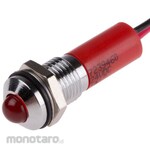 RS PRO RS Pro LED indicator Q8P3CXXR24E, red 8mm, 24 V dc