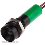 RS PRO RS Pro LED indicator Q8R3BXXG12E, green 8mm, 12 V dc