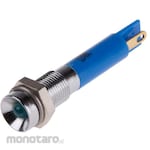 RS PRO RS Pro LED indicator, blue 6mm, 12 V dc