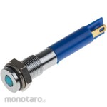 RS PRO RS Pro LED indicator, blue 6mm, 12 V dc