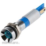 RS PRO RS Pro LED indicator, blue 8mm, 12 V dc