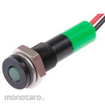 RS PRO RS Pro LED indicator, green 6mm, 12 V dc