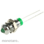 RS PRO RS Pro LED indicator, green 6mm, 2 V dc