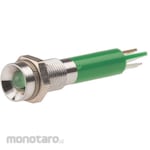 RS PRO RS Pro LED indicator, green 6mm, 24 V dc