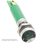 RS PRO RS Pro LED indicator, green 8mm, 12 V dc