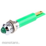 RS PRO RS Pro LED indicator, green 8mm, 12 V dc