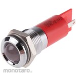 RS PRO RS Pro LED indicator, red 14mm, 12 V ac / dc