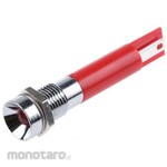 RS PRO RS Pro LED indicator, red 8mm, 12 V dc