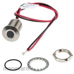 RS PRO RS Pro LED indicator, white 10mm, 10.8 → 13.2 V dc