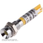 RS PRO RS Pro LED indicator, yellow 6mm, 12 V dc