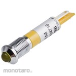 RS PRO RS Pro LED indicator, yellow 8mm, 110 V ac