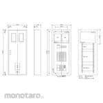 Panasonic Cantatch Arrow Panel for Tennant, 2 Power Circuits