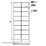 Panasonic Card holder (for can touch arrow board, can touch power arrow board, power distribution board)
