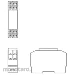 Panasonic Central monitoring terminal device Surge absorption element For signals