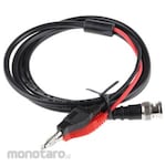RS PRO Male BNC to Male 4mm Test Connectors x 2 Coaxial Cable