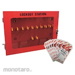 SAFERUN Lockout Station Management Box with Tag Out Hanging Tag