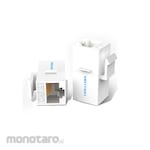 Vention Barrel Connector RJ45 Cat.6 Keystone Inline Coupler