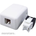 3M Corning Cat6 RJ45 Modular Jack Exposed Outlet