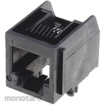 Molex + RJ11 Modular Jack Connector +950 09 Series + 6P6C Pole + Right Angle + Through Hole + Female + Modular Jack