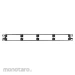 Panduit Optical fiber adapter patch panel straight 1U CFAPPBL1