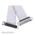 RS PRO Male DB25 to Female DB25 Serial Cable Assembly