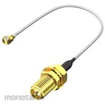 SAMTEC Coaxial cable MHF1 male SMA female 100mm